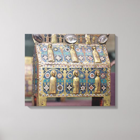 Toile Reliquary Chasse, Limoges, c.1200-50 (Recto)