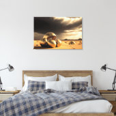 Toile Reliques extraterrestres dans le désert (Insitu(Chambre))