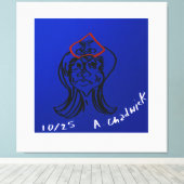 Toile Reluctant Queen Animation Stretched Canvas (Insitu (Plancher de Bois))