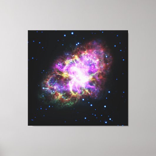 Toile Rémanent de supernova de la nébuleuse du Crabe Com (Recto)