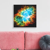 Toile Rémanent de supernova de la nébuleuse du Crabe pho (Insitu(Salon))