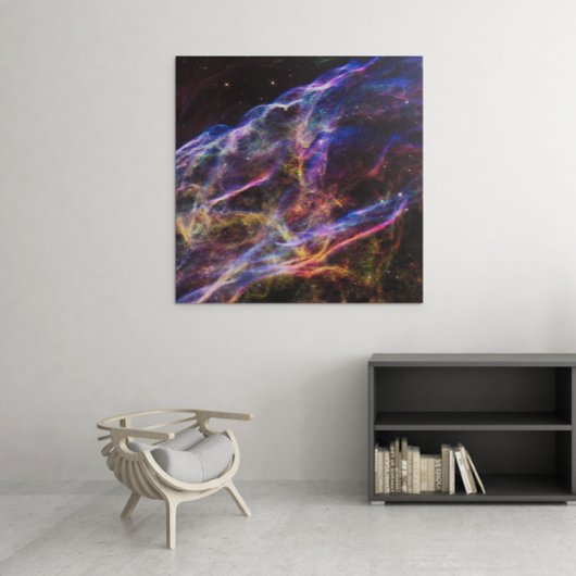 Toile Rémanent de supernova Veil Nebula carré