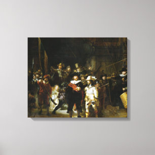 Toile Rembrandt La Nuit