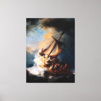 Rembrandt - La tempête de la mer de Galilée