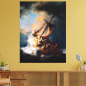 Toile Rembrandt - La tempête de la mer de Galilée (Insitu(Salon))