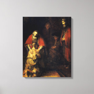 Toile Rembrandt - Le retour du fils prodigue