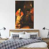Toile Rembrandt Le retour du fils prodigue (1663) (Insitu(Chambre))