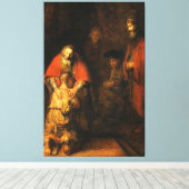 Toile Rembrandt Le retour du fils prodigue (1663) (Insitu (Plancher de Bois))