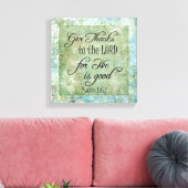 Toile Remercie Bible Verse (Insitu(Salon))