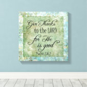 Toile Remercie Bible Verse (Insitu (Plancher de Bois))