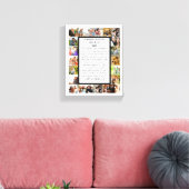 Toile Remerciements de maman | Collage photo de la Fête  (Insitu(Salon))