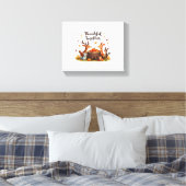 Toile Remerciements Ensemble - Beaux Animaux Boisés Than (Insitu(Chambre))