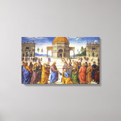 Toile Remise des Clés | Pietro Perugino | (Recto)