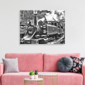 Toile Remonter Billy Train à vapeur à l'ancienne mode (Insitu(Salon))