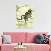 Toile Remonter le crapaud dans l'eau (Insitu(Salon))