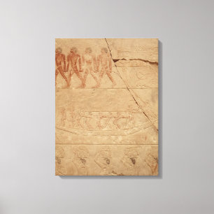Toile Remorquant un bateau, du Mastaba de Mereruka