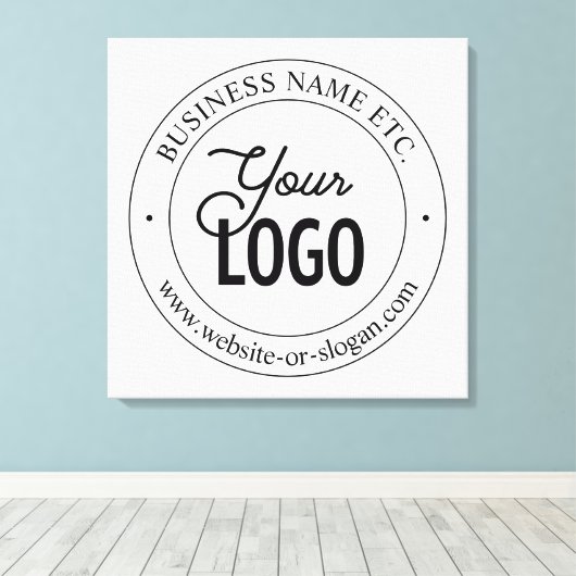 Toile Remplacement et personnalisation faciles du logo | (Insitu (Plancher de Bois))