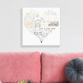 Toile Remplissez votre coeur (Insitu(Salon))