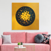 Toile Renaissance – Cercle Abstrait de l'Émergence (Insitu(Salon))