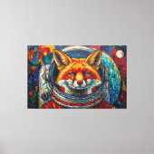 TOILE RENARD DANS L'ESPACE (Recto)