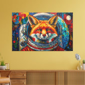 TOILE RENARD DANS L'ESPACE (Insitu(Salon))