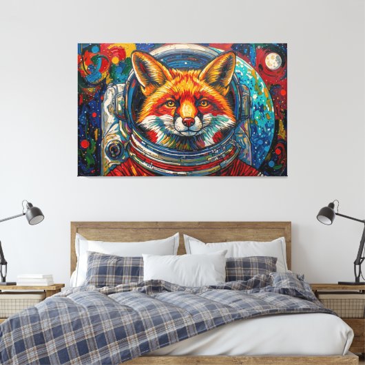 TOILE RENARD DANS L'ESPACE (Insitu(Chambre))