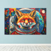 TOILE RENARD DANS L'ESPACE (Insitu (Plancher de Bois))