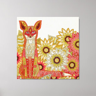 Toile renard de jardin