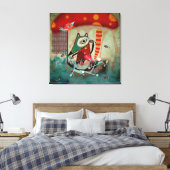 Toile Renard de mer marin Nid et oiseaux (Insitu(Chambre))