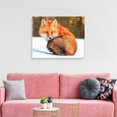 Toile Renard Rouge En Neige | Yukon (Insitu(Salon))