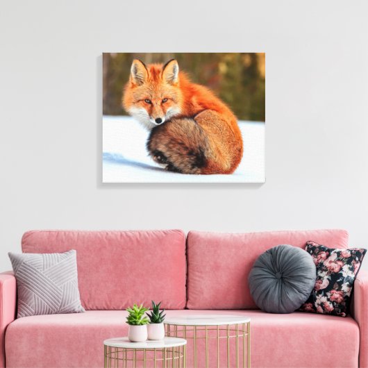 Toile Renard Rouge En Neige | Yukon (Insitu(Salon))