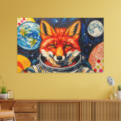 TOILE RENARDS DE L'ESPACE 2 (Insitu(Salon))