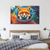 TOILE RENARDS DE L'ESPACE 2 (Insitu(Chambre))