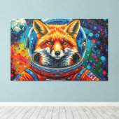 TOILE RENARDS DE L'ESPACE 2 (Insitu (Plancher de Bois))