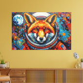 TOILE RENARDS DE L'ESPACE 3 (Insitu(Salon))