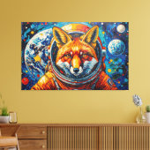 TOILE RENARDS DE L'ESPACE 4 (Insitu(Salon))