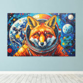 TOILE RENARDS DE L'ESPACE 4 (Insitu (Plancher de Bois))