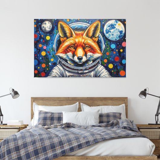 TOILE RENARDS DE L'ESPACE 5 (Insitu(Chambre))