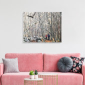 Toile Rencontre de l'aigle à tête blanche (Insitu(Salon))