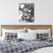 Toile Rencontre du tigre blanc (Insitu(Chambre))