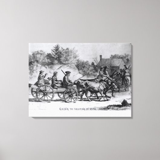 Toile Rencontre en 1776, 1876 (Recto)
