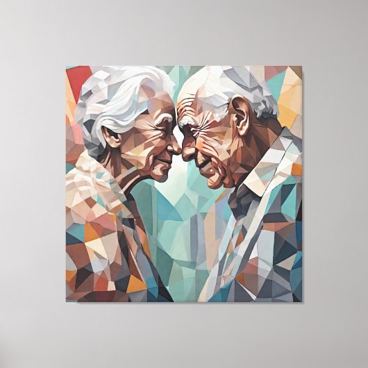 Toile Rencontre éternelle (Recto)