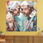 Toile Rencontre éternelle (Insitu(Salon))