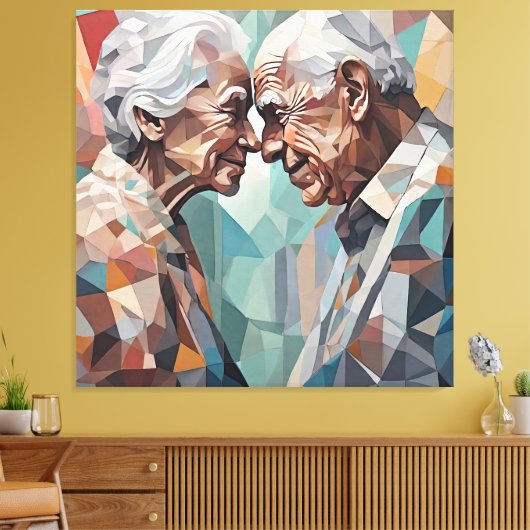 Toile Rencontre éternelle (Insitu(Salon))