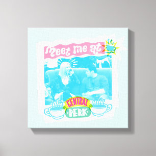 Toile Rencontre-moi au Central Perk Graphique Neon