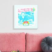 Toile Rencontre-moi au Central Perk Graphique Neon (Insitu(Salon))