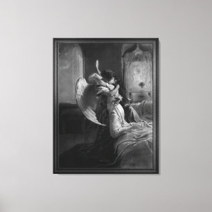 Toile Rencontre romantique de Mihaly von Zichy