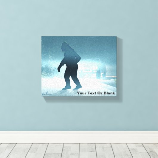 Toile Rencontre Sasquatch (Insitu (Plancher de Bois))