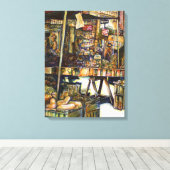 Toile Rend la créativité plus éclatante (Insitu (Plancher de Bois))