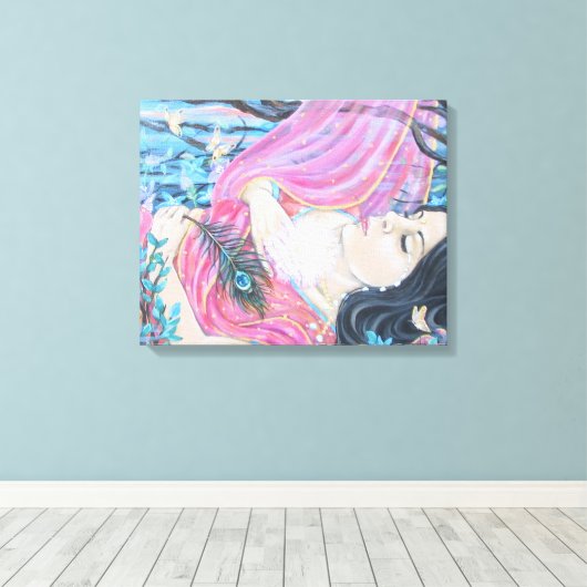 Toile "Rendez-vous à l'amour" (Insitu (Plancher de Bois))